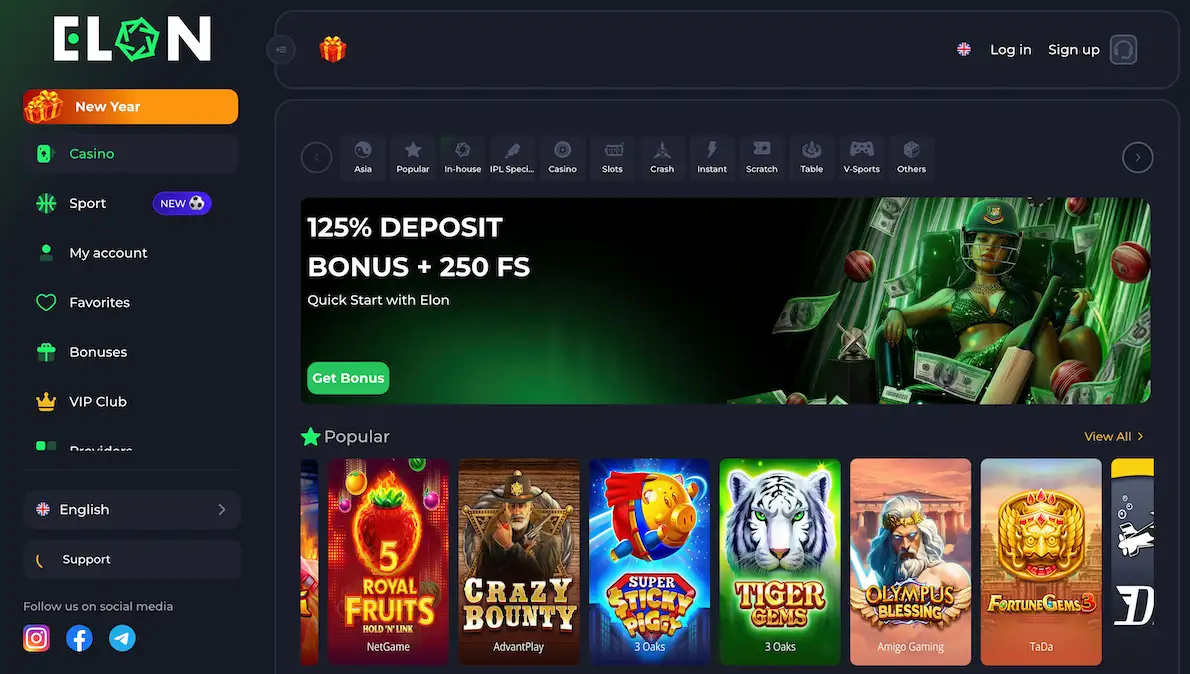 Elon Casino Bangladesh Official Website