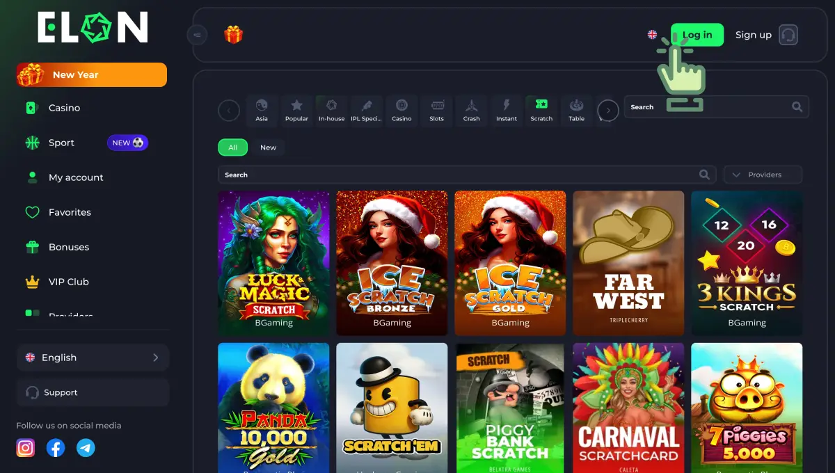 Log in to your Elon Casino account in Bangladesh